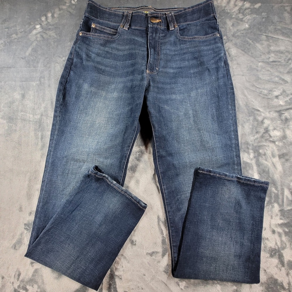 Lee Modern Series Straight Leg Jeans Mens 32x30 Dark Wash Denim Stretch 20155